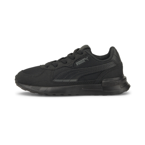 PUMA Graviton AC Kinder Sneaker, Schuhe, Schwarz/Schwarz/Dark Shadow, 33