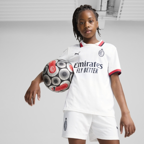 PUMA AC Milan 24/25 Auswärtstrikot Teenager, Kleidung, Weiß, 5-6Y