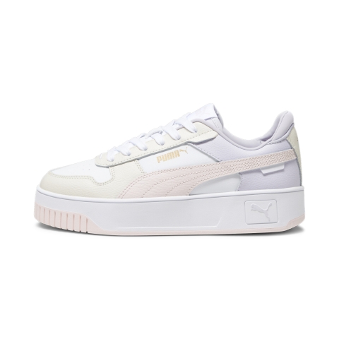 PUMA Carina Street Sneakers Damen, Schuhe, Weiß/Frosty Rosa/Alpine Snow, 36