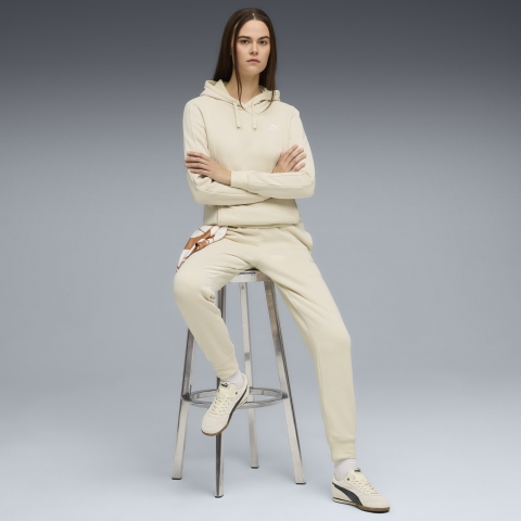 PUMA Jogginganzug mit Kapuze Damen, Kleidung, Alpine Snow, M