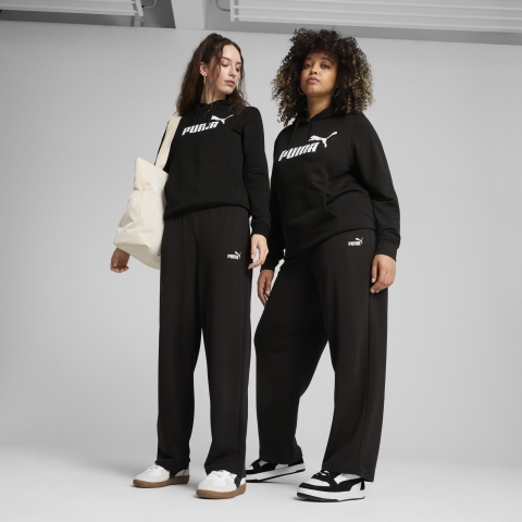 PUMA ESS Small No. 1 Logo Comfort Straight Hose Damen, Schwarz, S