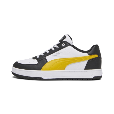 PUMA Caven 2.0 Sneakers Unisex, Schuhe, Weiß/Gelb Sizzle/Schwarz, 39