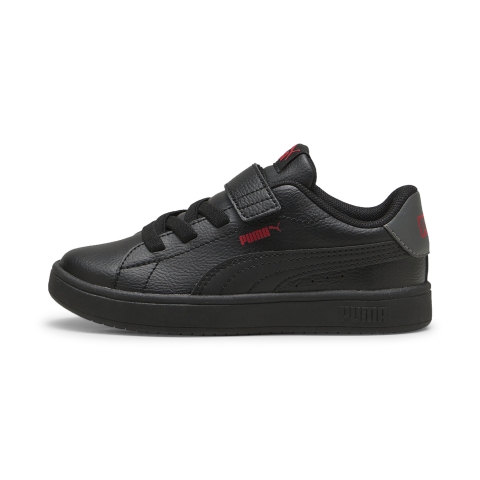 PUMA Ballkid Sneakers Kinder, Schuhe, Schwarz/Shadow Grau/Rot, 31