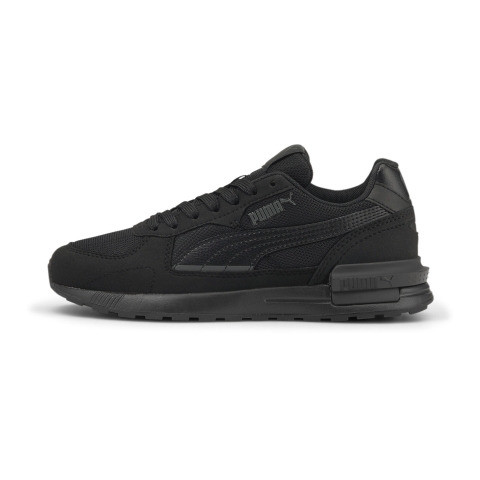 PUMA Graviton Jugend Sneaker, Schuhe, Schwarz/Schwarz/Dark Shadow, 38