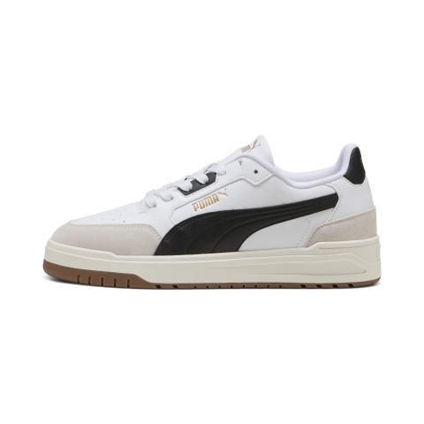 PUMA Shuffle Downtown Sneakers Unisex, Schuhe, Weiß/Schwarz/Vapor Grau, 45