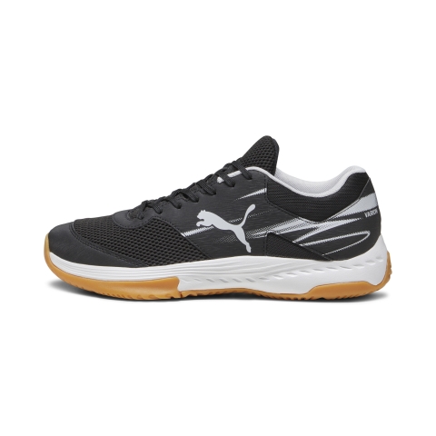 PUMA Varion II Handballschuhe, Schuhe, Schwarz/Cool Light Grau/Gelb Blaze, 47