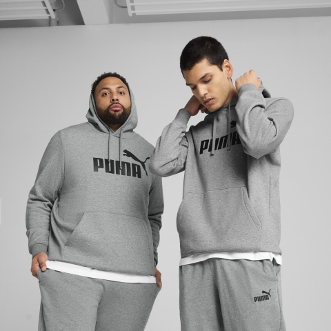 PUMA Essentials No. 1 Logo Hoodie Herren, Kleidung, Medium Grau Heather, L
