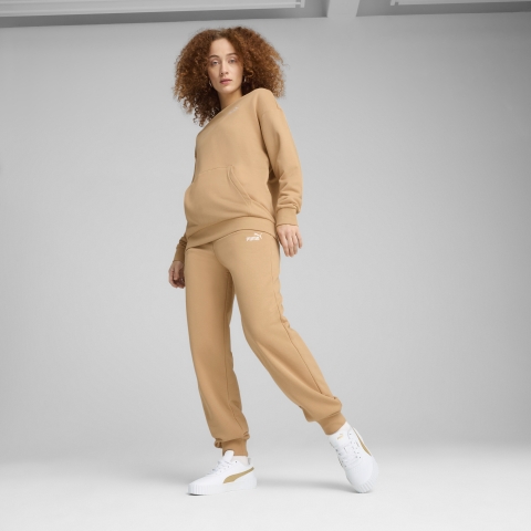PUMA Relaxed Trainingsanzug Damen, Kleidung, Warm Beige, XL
