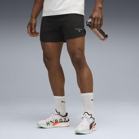 PUMA x HYROX ULTRAWEAVE 6"Shorts Herren, Kleidung, Schwarz, S