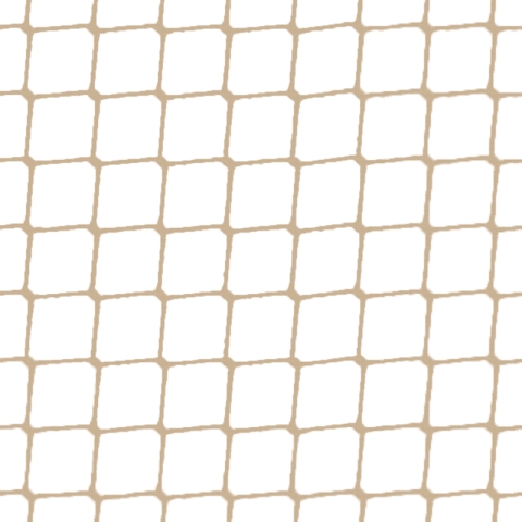 Vogelnetz 10 X 10 Meter Steinfarben (Maschenweite 19 Mm) - Polyethylen - UV-beständig - Zuschneidbar