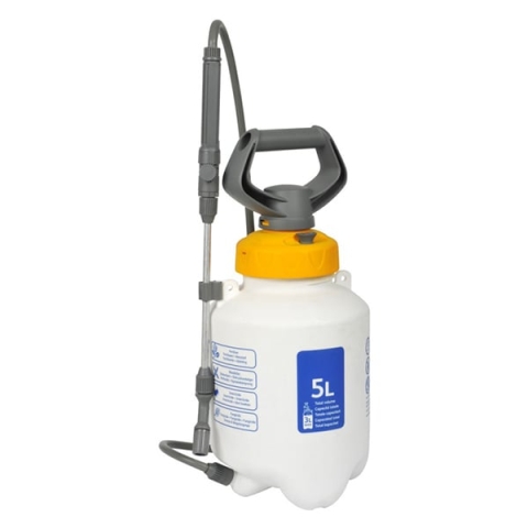 Drucksprüher 5 L - Einstellbarer Sprühkopf - Breite Einfüllöffnung - Leicht zu bedienen