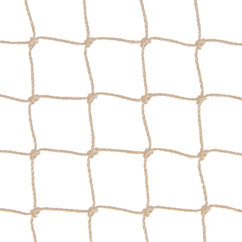 Vogelnetz 10 X 10 Meter Steinfarben (Maschenweite: 50 Mm) - Polyethylen - UV-beständig - Steinfarben