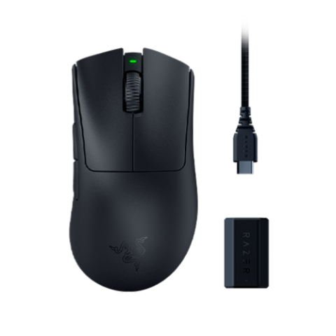 Razer DeathAdder V3 Pro - Ultra-lightweight HyperSpeed Ergonomic Esports Mouse