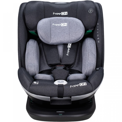 Seggiolino Auto FreeON Opal i-Size Girevole a 360° Isofix da 40-150 cm Grigio