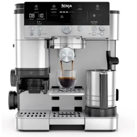 Ninja Luxe Café Premier ES601EU silber | Kaffeemaschine | Espresso, Filterkaffee & Cold Brew | Barista Assist Technology | Dual Froth System