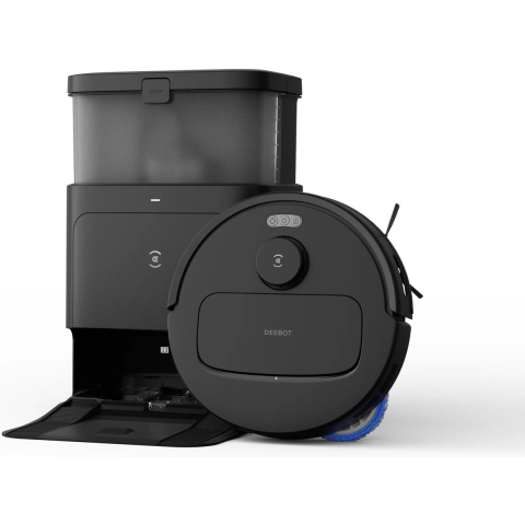 Ecovacs Deebot N30 PRO OMNI schwarz | Saugroboter | Wischfunktion | TrueMapping | TruEdge Kantenreinigung | OMNI Station | 10.000 Pa | OZMO Turbo