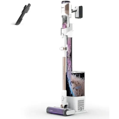 Shark IW3612EU weiß | Akku-Staubsauger | mit automatischer Absaugstation | 5 Std. Ladezeit | max. 60 min Laufzeit | Anti-Allergene