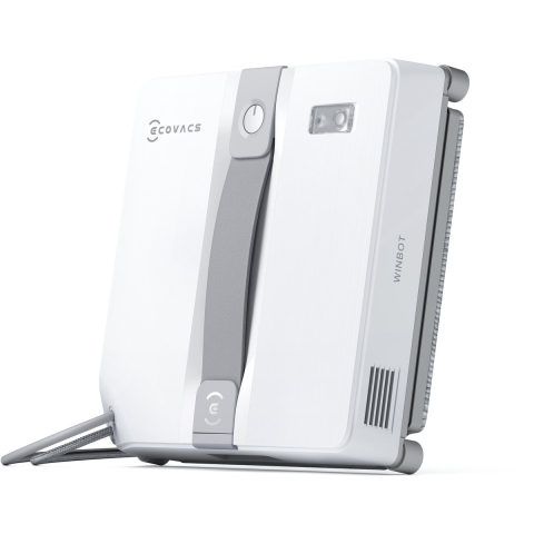 Ecovacs Winbot MINI grau | Ultraschallsprühsystem mit Doppeldüsen | 9-stufiger Rundumschutz | Routenplanung mit SLAM 3.0 | Geräuschpegel 63 dB