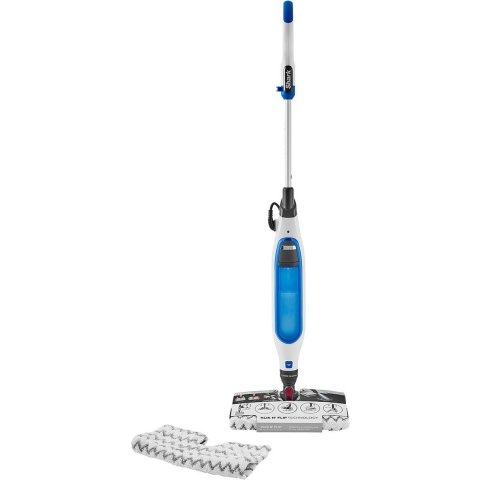 Shark Klik n' Flip S6001EU weiß | Dampfreiniger | Klik n' Flip-Technologie | Dampfstrahl | Praktische Pumpfunktion | Maschinenwaschbare Pads