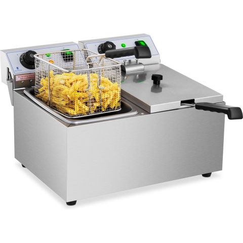 Elektro-Doppel-Fritteuse - 2 x 8 l - 6800 W - Royal Catering