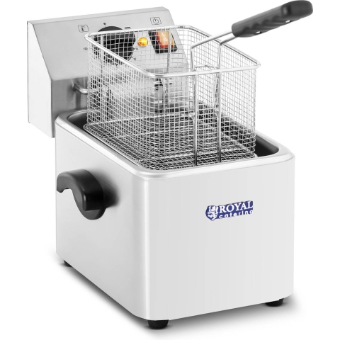Elektro-Fritteuse - 8 l - 2500 W - EGO-Thermostat - Royal Catering