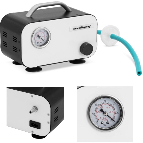 Vakuumpumpe - Manometer - 15 L/min - ölfrei