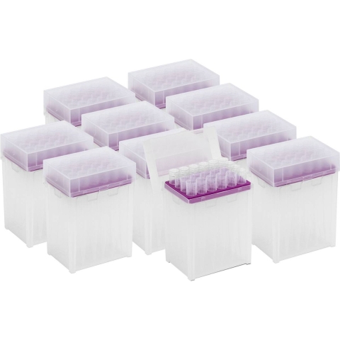 Pipettenspitzen - 10 ml - DNAse-/RNAse-frei - in Pipettenspitzen-Box - 10 x 24 Stück