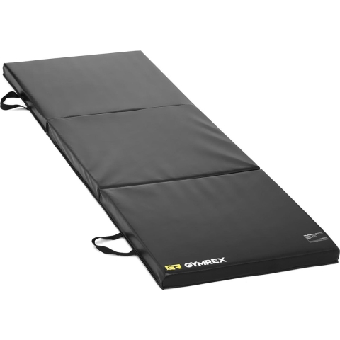 Weichbodenmatte - 180 x 60 x 5 cm - faltbar - schwarz