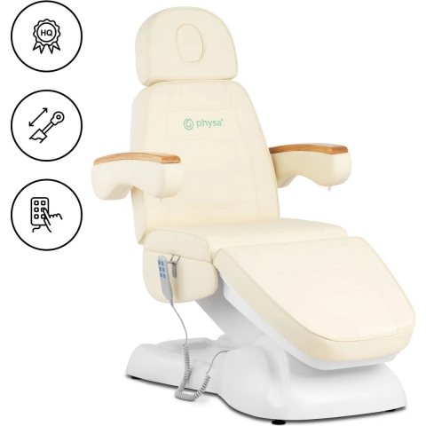 Elektrische Kosmetikliege - 3 Motoren - 300 W - 205 x 61 x 63 - 90 cm - 150 kg - creme