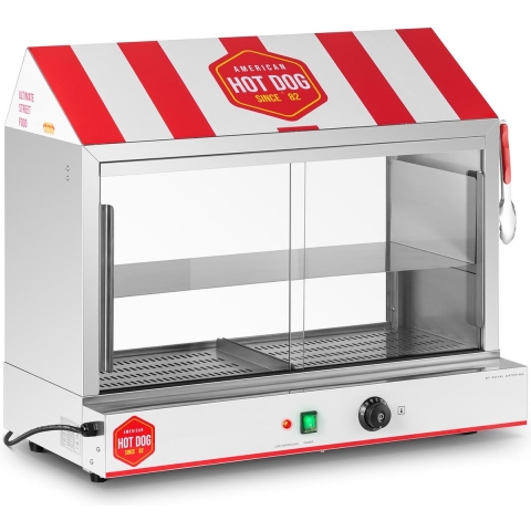 Hot Dog Steamer - 300 Würstchen - 100 Brötchen - 2.400 W