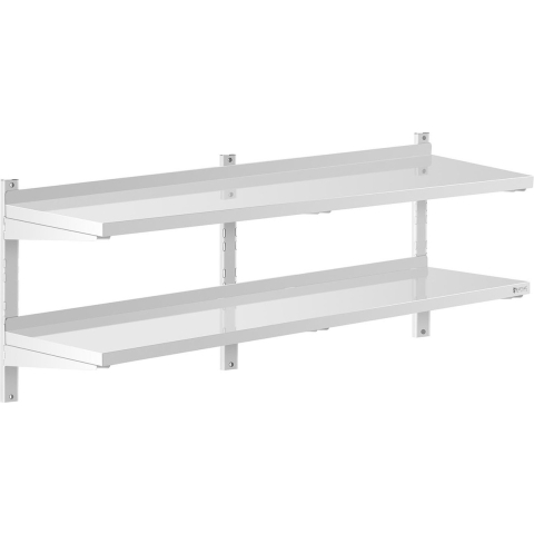 Wandbord - 2 Ablagen - 40 x 150 cm