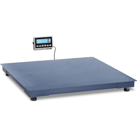 Bodenwaage - 3000 kg / 1 kg - 120 x 120 cm - externes LCD
