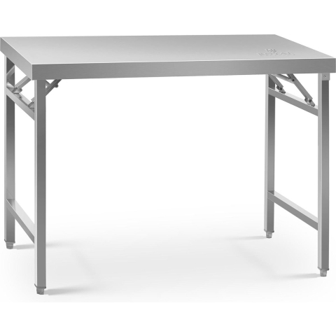 Edelstahl-Arbeitstisch - ECO - 70 x 120 cm - 215 kg - klappbar - Royal Catering