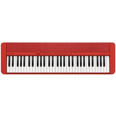 Casio CT-S1 RD rot Piano-Keyboard incl.Netzadapter, USB,