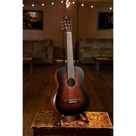 Ortega R55DLX-BFT Bourbon Fade Top Konzertgitarre