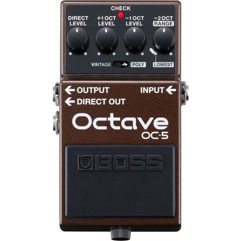 Boss OC-5 Octaver, Effektgerät für E-Gitarre/ Bass