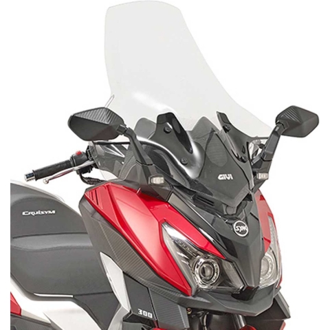 GIVI Windshield, for motorcycles and scooters, 7056DT Transparent excl. mounting kit