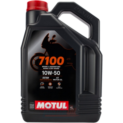 MOTUL 10W-50 synthetic 7100, Engine oil 4T, 4 litres