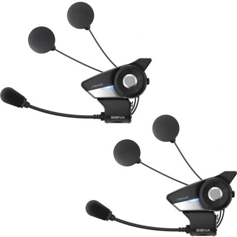 SENA 20S Evo without FM radio, Intercom systems for motorcycles, HD Dual Pack 20S-EVO-11D