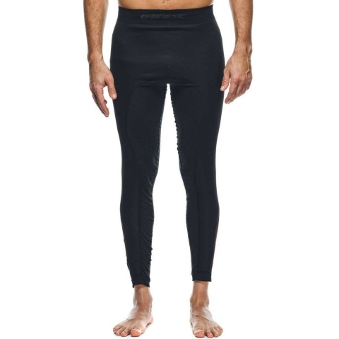 DAINESE No Wind Thermo Pants, Thermal for the motorbike, Black-Red