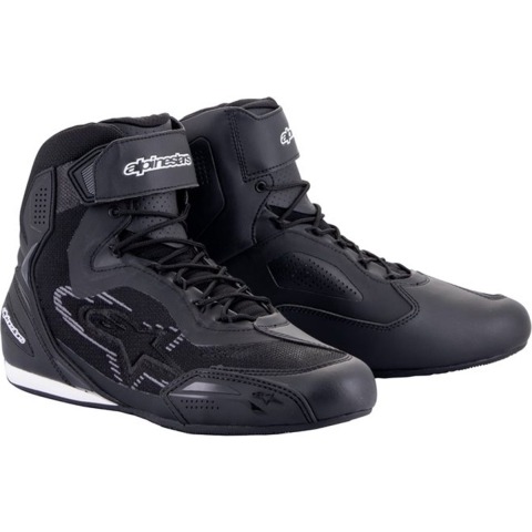 ALPINESTARS Faster-3 Rideknit, Motorcycle shoes, Black-Dark Grey