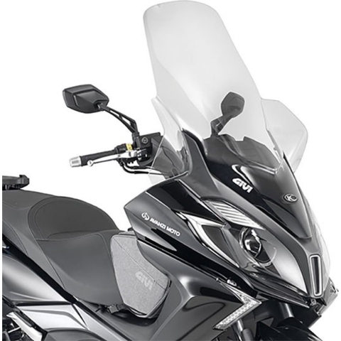 GIVI Windshield, for motorcycles and scooters, D6107ST Tall transparent