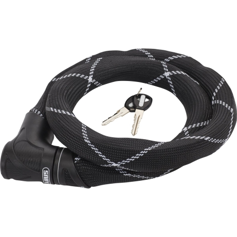 ABUS Steel-O-Flex Iven 8200, Cable locks for motorcycles, 110 cm moto