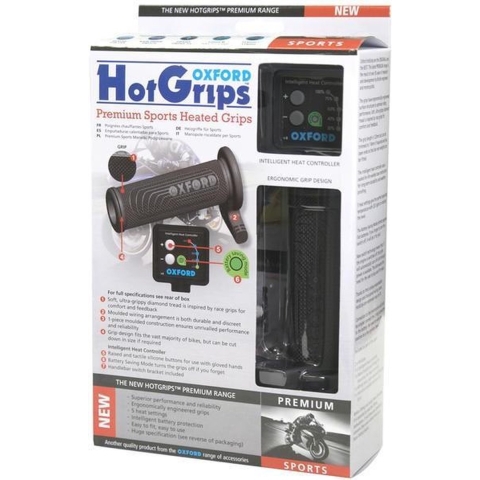 OXFORD Hotgrips Premium Sports, Heated grips for motorcycles