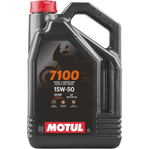 MOTUL 15W-50 synthetic 7100, Engine oil 4T, 4 litres