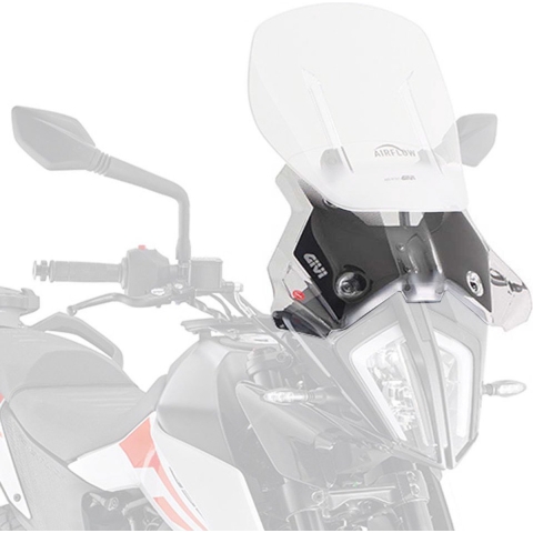 GIVI Windshield, for motorcycles and scooters, AF7711 Airflow