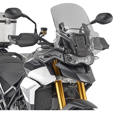 GIVI Windshield, for motorcycles and scooters, D6415S Tall smoked