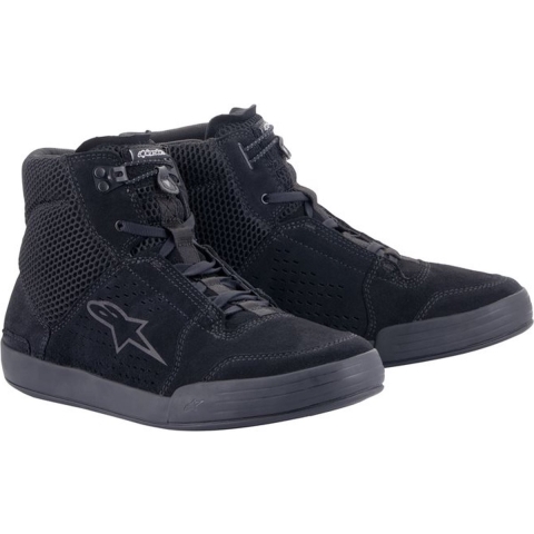 ALPINESTARS Chrome Air Shoes, Motorcycle, Black-Black