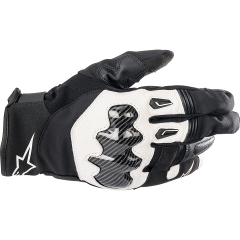 ALPINESTARS SMX-1 Drystar Gloves, Mid-season motorcycle, Black-White