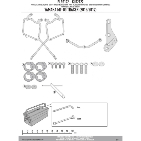 GIVI PLR Side case holders, Motorcycle-specific luggage, PLR2122